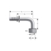 Gates® 12GS-25FDHORX90M 12GS-25FDHORX90M